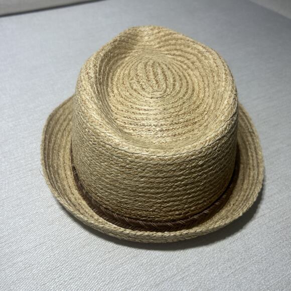 Peter Grimm Brown Fedora Hat One Size OS True Character Raffia - Picture 4 of 9